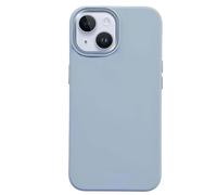 Coque pour iPhone 15 Plus Compatible MagSafe Modèle LUX Bleu ciel