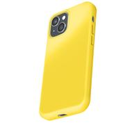 Coque pour iPhone 15 Plus Édition Color Skin en TPU avec Intérieur Doux Jaune