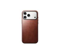 Coque pour iPhone 15 Plus en Cuir Horween Olde Dublin Elégant et Antichoc Marron