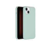 Coque pour iPhone 15 Plus en silicone Bleu ciel