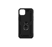Coque pour iPhone 15 Plus Hybride Bague Magnétique Série ArmoRing Noir