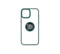 Coque pour iPhone 15 Plus Hybride Bague Métallique Support Vidéo Ringrip Vert