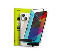 Coque pour iPhone 15 Plus / iPhone 16 Plus - Verre Trempé - Noir