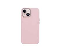 Coque pour iPhone 15 Plus MagSafe en Silicone Souple Antichocs Crong Rose