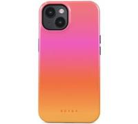 Coque pour iPhone 15 Plus MagSafe Tough Antichocs Modèle Sunset Club Burga Multicolore Multicolore G
