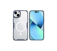 Coque pour iPhone 15 Plus Nature TPU MagSafe Case Bleu