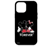 Coque pour iPhone 15 Plus Silhouettes Disney de Mickey et Minnie Mouse pour toujours