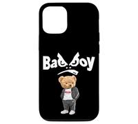 Coque pour iPhone 15 Pro Angry Bad Boys Style, Cool Teddy Bear Bad Boy Graphic Design