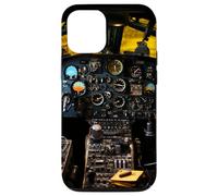 Coque pour iPhone 15 Pro Avion Cockpit instruments de vol Aviation Pilote Aviation