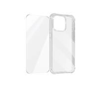 Coque pour iPhone 15 Pro Coins Renforcés Antichoc + Verre Trempé 9H Transparent