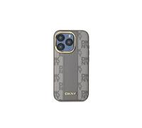 Coque pour iPhone 15 Pro Compatible MagSafe Motif à Carreaux Ultra-Chic Gris