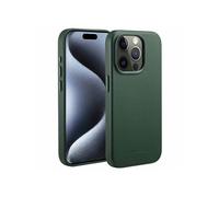 Accezz Coque arrière en cuir avec MagSafe pour iPhone 15 Pro - Cedar Green
