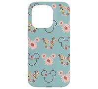 Coque pour iPhone 15 Pro Disney Mickey Mouse Fleurs et Daisy Print
