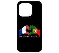 Coque pour iPhone 15 Pro France et Portugal Français Portugais Le Mélange Parfait Cœu