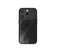 Coque pour iPhone 15 Pro MagSafe Effet Sable Anti-rayures Noir