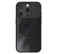 Coque pour iPhone 15 Pro MagSafe Effet Sable Anti-rayures Noir