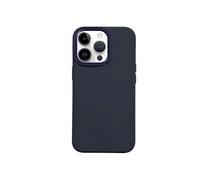 Crong Coque pour iPhone 15 Pro en Silicone Souple Antichocs Bleu marine