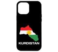 Coque pour iPhone 15 Pro Max Cool Kurdistan Map with Kurdistan Flag Illustration Graphic
