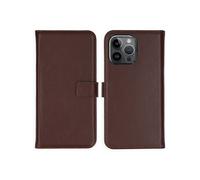 Coque pour iPhone 15 Pro Max Cuir véritable Marron