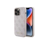 Coque pour iPhone 15 Pro Max - Hardcase 4G Métal Or Logo Or (GUHCP15XG4GFPI) - Rose