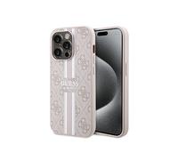 Coque pour iPhone 15 Pro Max - Hardcase 4G Rayures Imprimées MagSafe (GUHMP15XP4RPSP) - Rose