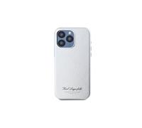 Coque pour iPhone 15 Pro Max Hotel RSG Texturée Grainé Élégante Argent