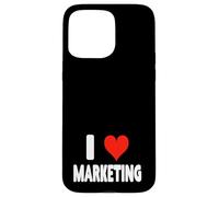 Coque pour iPhone 15 Pro Max I Love Marketing - Coeur - Annonceur Publicitaire Offres d'emploi