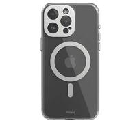 Moshi Coque MagSafe iGlaze pour iPhone 15 Pro Max Protection caméra Antichoc Noir/Argent