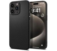 Coque pour iPhone 15 Pro Max Liquid Air Spigen Noir Mat