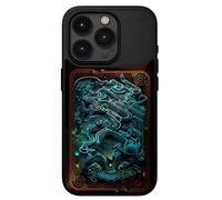 Coque pour iPhone 15 Pro Max MagSafe Antichocs à Motif Interactif Thermosensible Noir