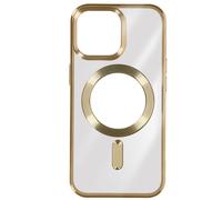 Coque pour iPhone 15 Pro Max Silicone Protection Caméra Chromé Or