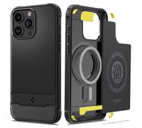 Coque pour iPhone 15 Pro Max - Spigen - Rugged Armor - Noir - MagSafe - Protection Militaire