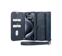 Coque téléphone - Spigen - Wallet S Pro - Éco-cuir - Support magnétique - iPhone 15 Pro Max