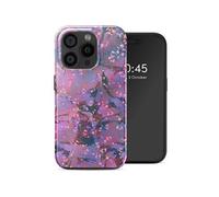 Coque pour iPhone 15 Pro Plastique Fresh Paint Flower Orange