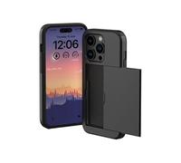 imoshion Coque arrière avec porte-cartes pour Apple iPhone 15 Pro - Noir