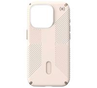 Coque pour iPhone 15 Pro série Presidio2 Grip Antichoc 3.9 m Compatible MagSafe Beige