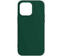 Coque pour iPhone 15 Pro Silicone Premium Semi rigide Finition Mate Douce Vert
