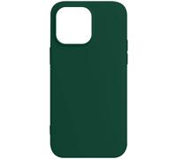Coque pour iPhone 15 Pro Silicone Premium Semi rigide Finition Mate Douce Vert foncé