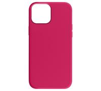 Coque pour iPhone 15 Semi-rigide Intérieur Microfibre Bords Surélevés Fuchsia
