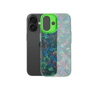 Coque pour iPhone 16 Antichoc Souple Tutti Frutti Vert