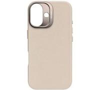 Coque pour iPhone 16 Antichocs en Cuir Compatible MagSafe Decoded Beige Beige G