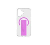 Coque pour iPhone 16 Compatible MagSafe AIR Grip 3m et Accroche bandoulière Transparent
