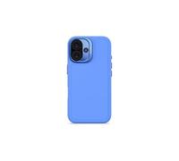 Coque pour iPhone 16 Gamme Stacks Compatible MagSafe en Silicone Antimicrobienne Bleu