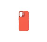 Coque pour iPhone 16 Gamme Stacks Compatible MagSafe en Silicone Antimicrobienne Orange