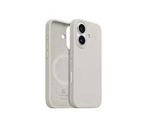 Coque pour Apple iPhone 16 MagSafe en Silicone Souple Antichocs Beige