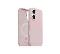 Coque pour iPhone 16 MagSafe en Silicone Souple Antichocs Crong Rose