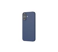 Coque pour iPhone 16 MagSafe Silicone Oléophobe et Anti-rayures Bleu