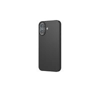 Coque pour iPhone 16 MagSafe Silicone Oléophobe et Anti-rayures Noir