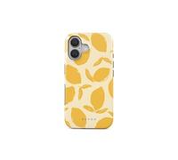 Coque pour iPhone 16 MagSafe Tough Antichocs Modèle Lemon Tart Jaune