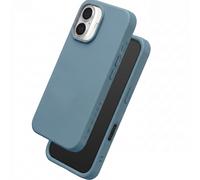 Rhinoshield Coque pour iPhone 16 Modèle SolidX Soft Touch Antichoc Bleu